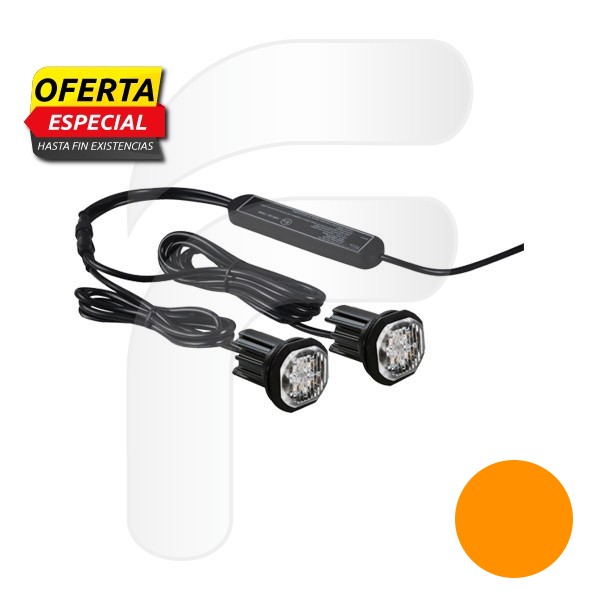 KIT LUZ ESTROBOSCÓPICA LED R65 9/30V 40X27X24 MM FA410031